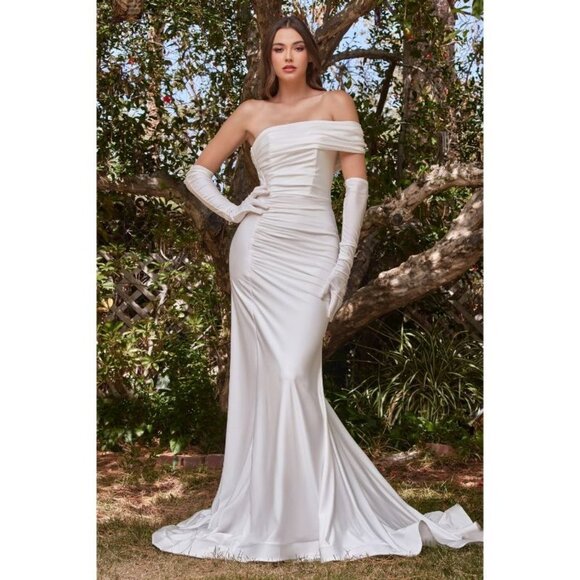 NEW Cinderella GLAMOUR GLOVE LUXE JERSEY MERMAID GOWN Multi Sizes CD986W